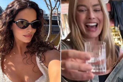 Love Island’s Maura Higgins enjoys boozy lunch with fan Margot Robbie